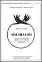 Sim Shalom SATB choral sheet music cover